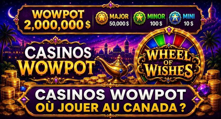 Casinos en Ligne WowPot au Canada